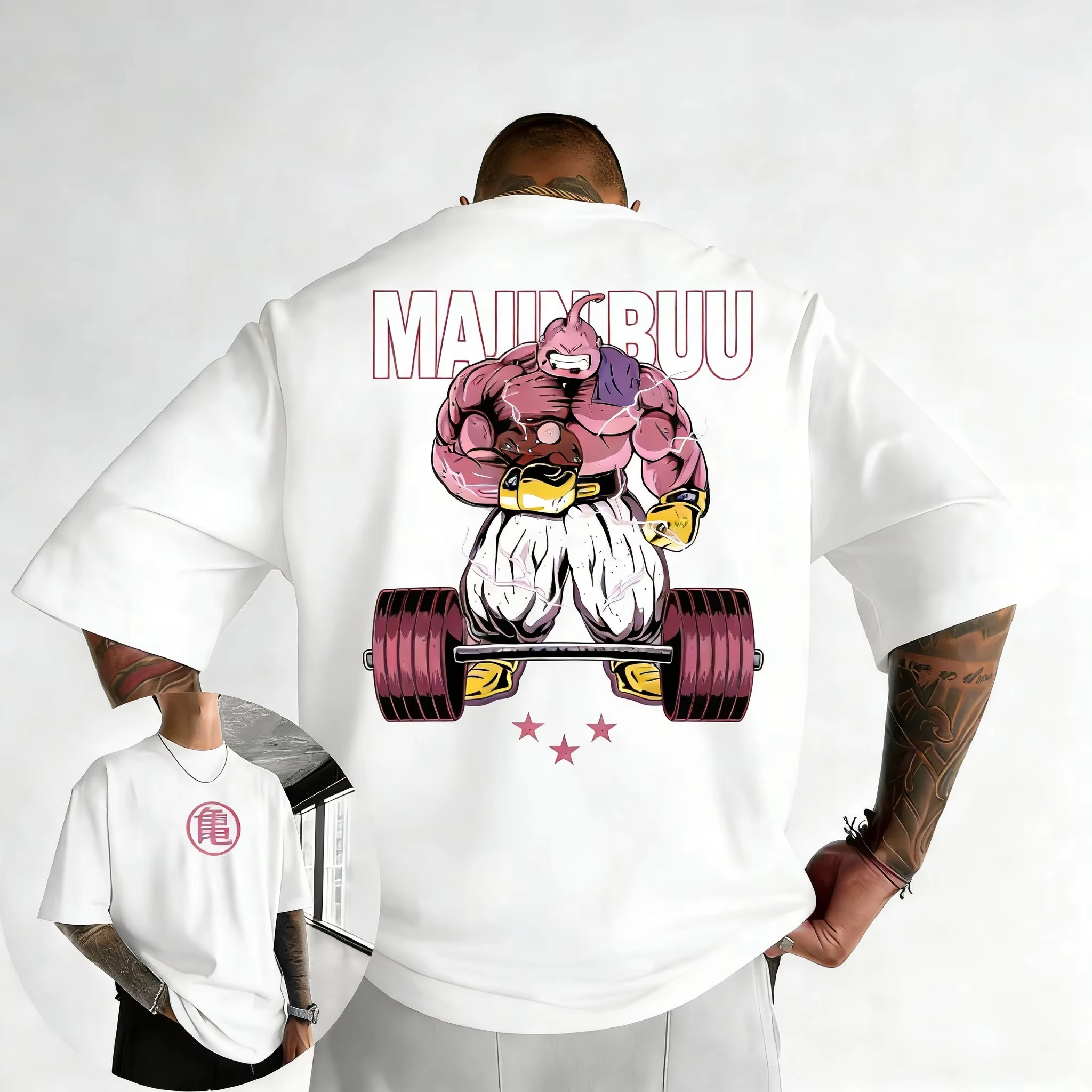Street Fashion Co - เสื้อยืดลายดราก้อนบอล ผ้าฝ้ายแท้ คอลเลคชั่นฤดูร้อน 2026 รุ่นใหม่ คอลเลคชั่นพิเศษมาจินบู
