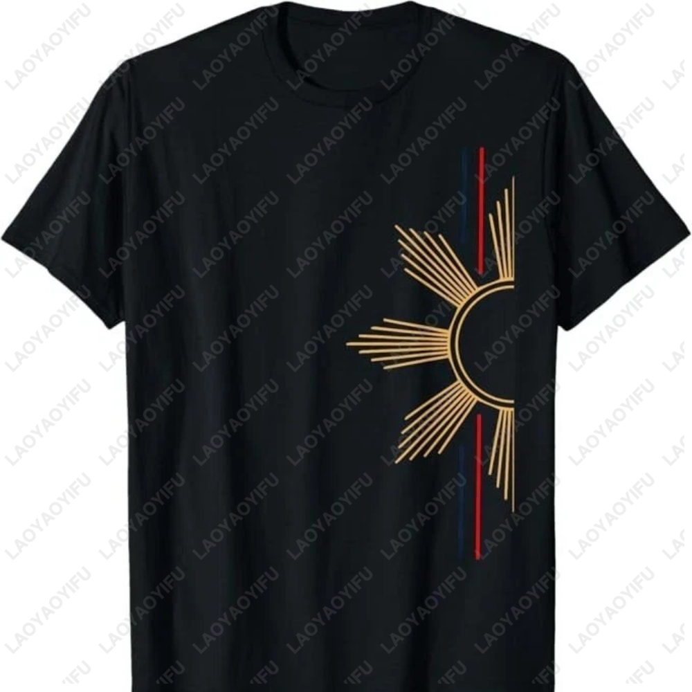 Street Fashion Philippines - เสื้อยืดลายกราฟิกฟิลิปปินส์สไตล์มินิมอล เสื้อยืดพิมพ์ลายเรียบง่ายสำหรับผู้หญิงผู้ชาย เสื้อผ้าลำลองแฟชั่นสตรีทท็อปส์