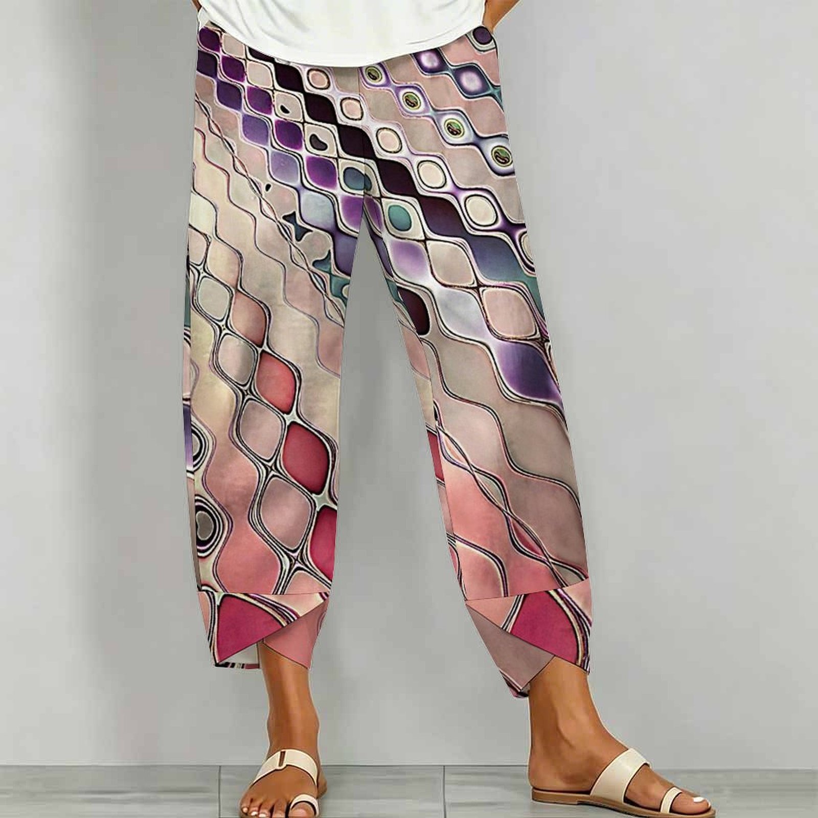 กางเกงกีฬาแบบหรูหรา กางเกงแฟชั - Fashion Street Yoga บทวิจารณ์และราคา