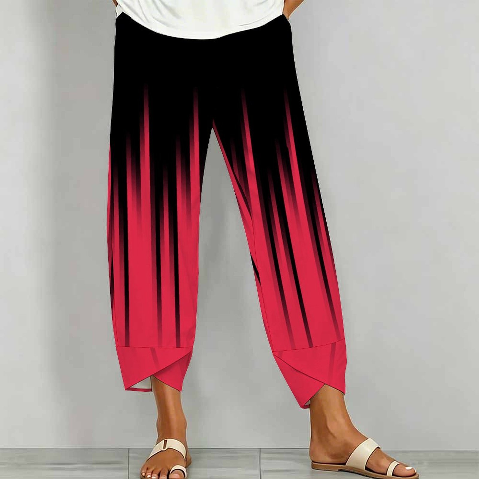 กางเกงกีฬาแบบหรูหรา กางเกงแฟชั - Fashion Street Yoga บทวิจารณ์และราคา