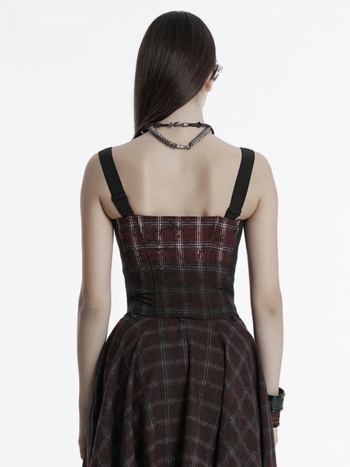 เสื้อกั๊กสายเดี่ยวลายสก็อตสไตล - Street Fashion Co บทวิจารณ์และราคา