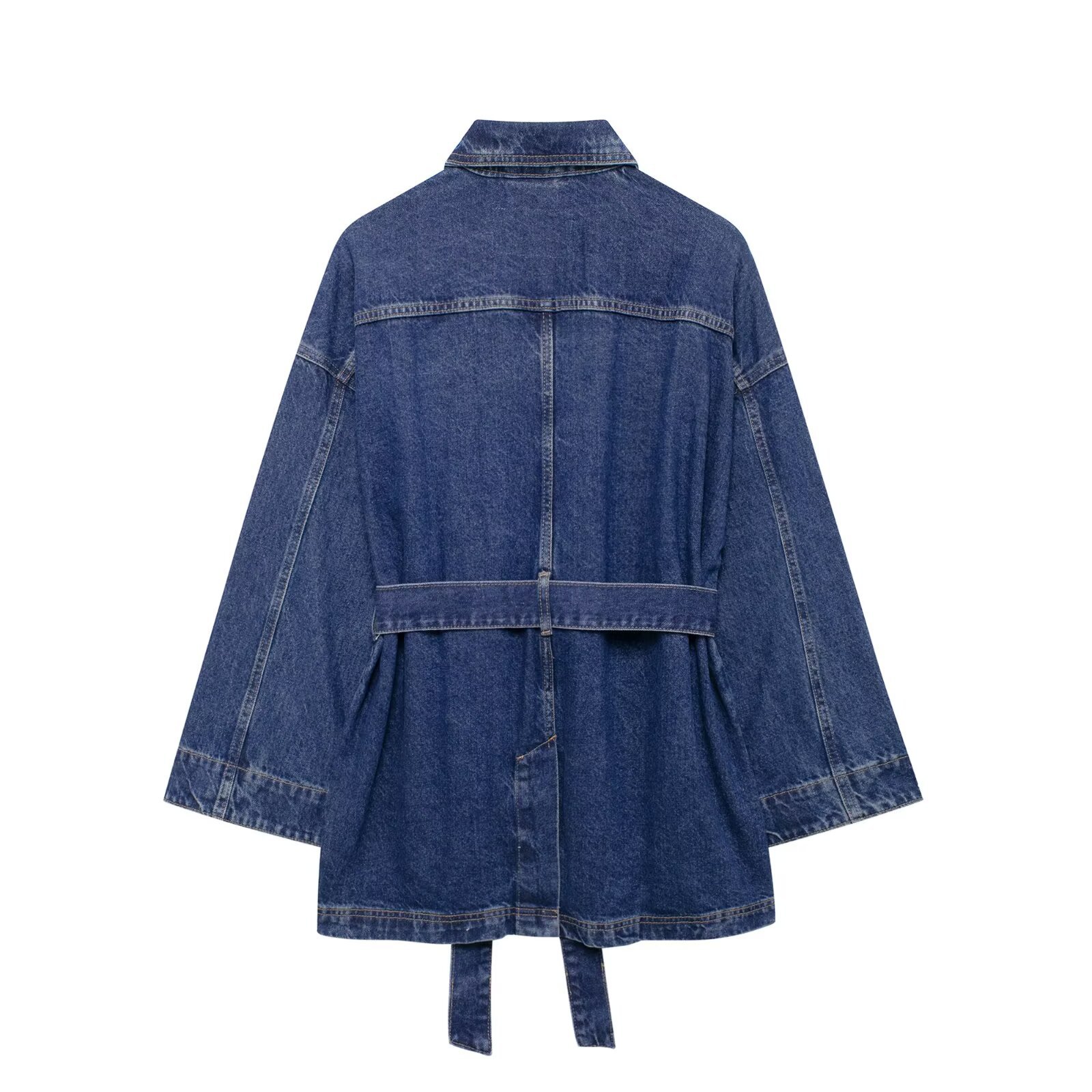 แจ็คเก็ตยีนส์ผู้หญิง สีพื้น สา - Street Fashion Winter 2025 บทวิจารณ์และราคา