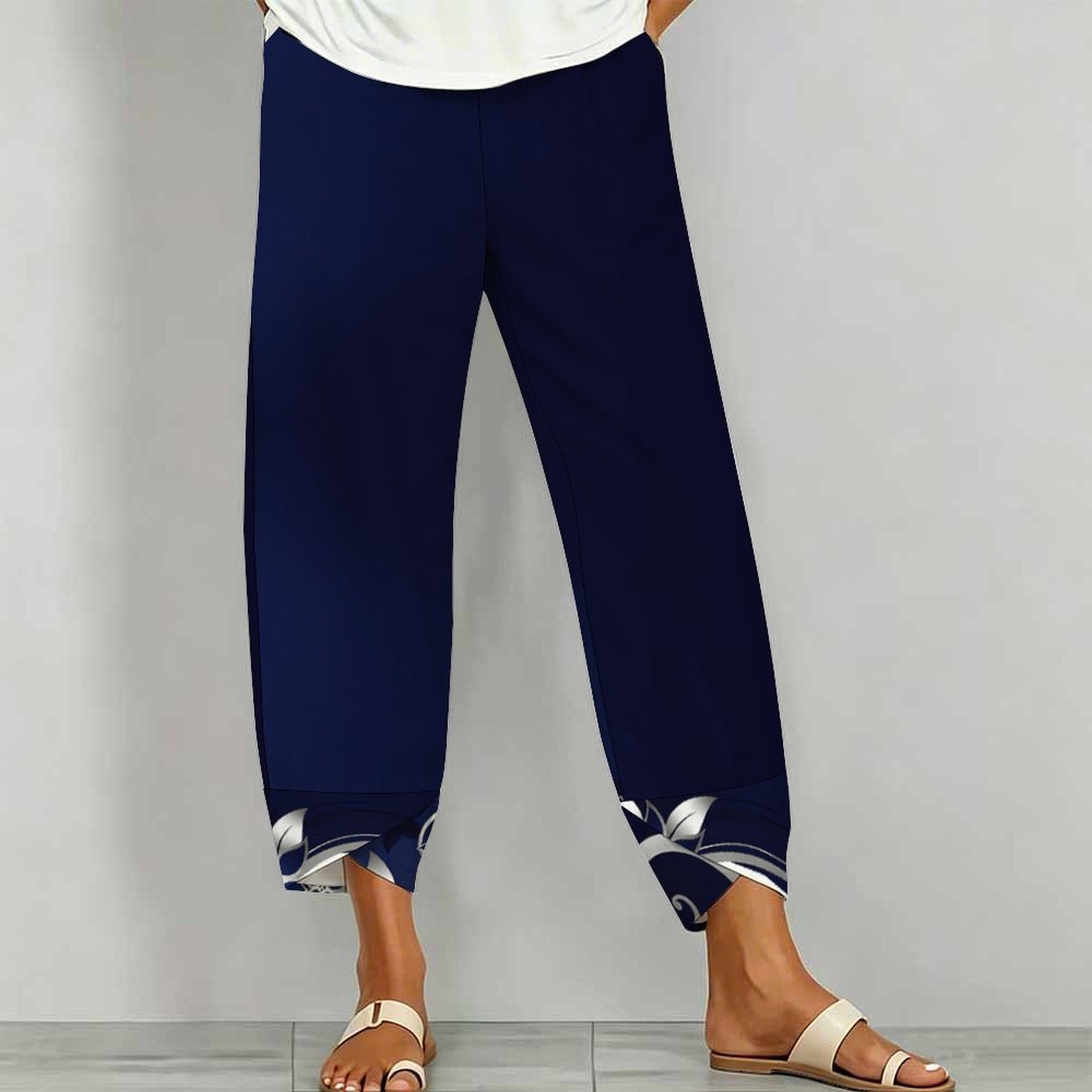 กางเกงลำลองสำหรับทุกวัน กางเกง - Fashion Street Yoga บทวิจารณ์และราคา