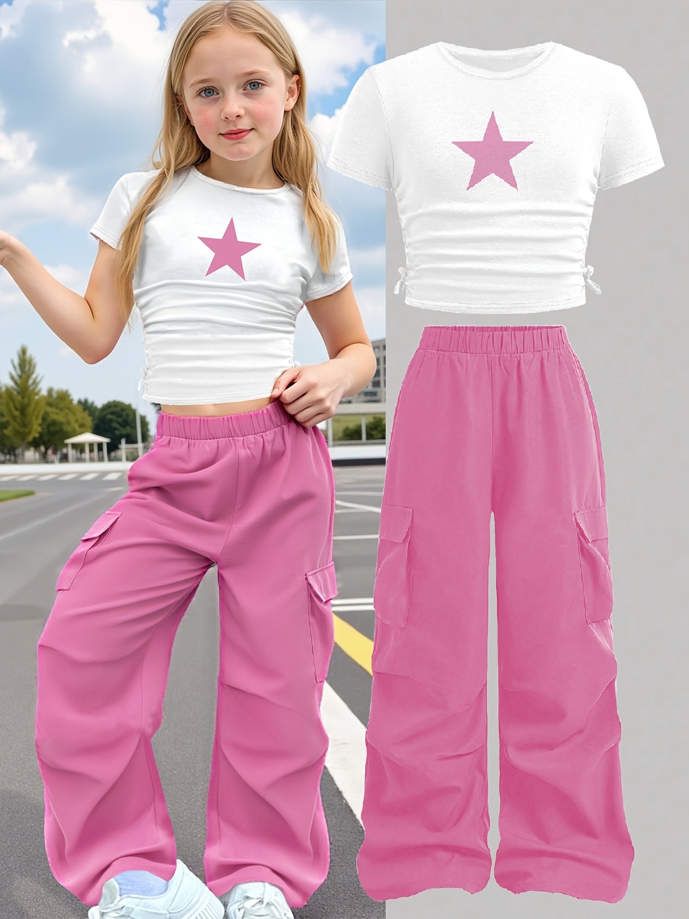 ชุดเซ็ต 2 ชิ้นสำหรับสาวทันสมัย - Street Fashion Co บทวิจารณ์และราคา