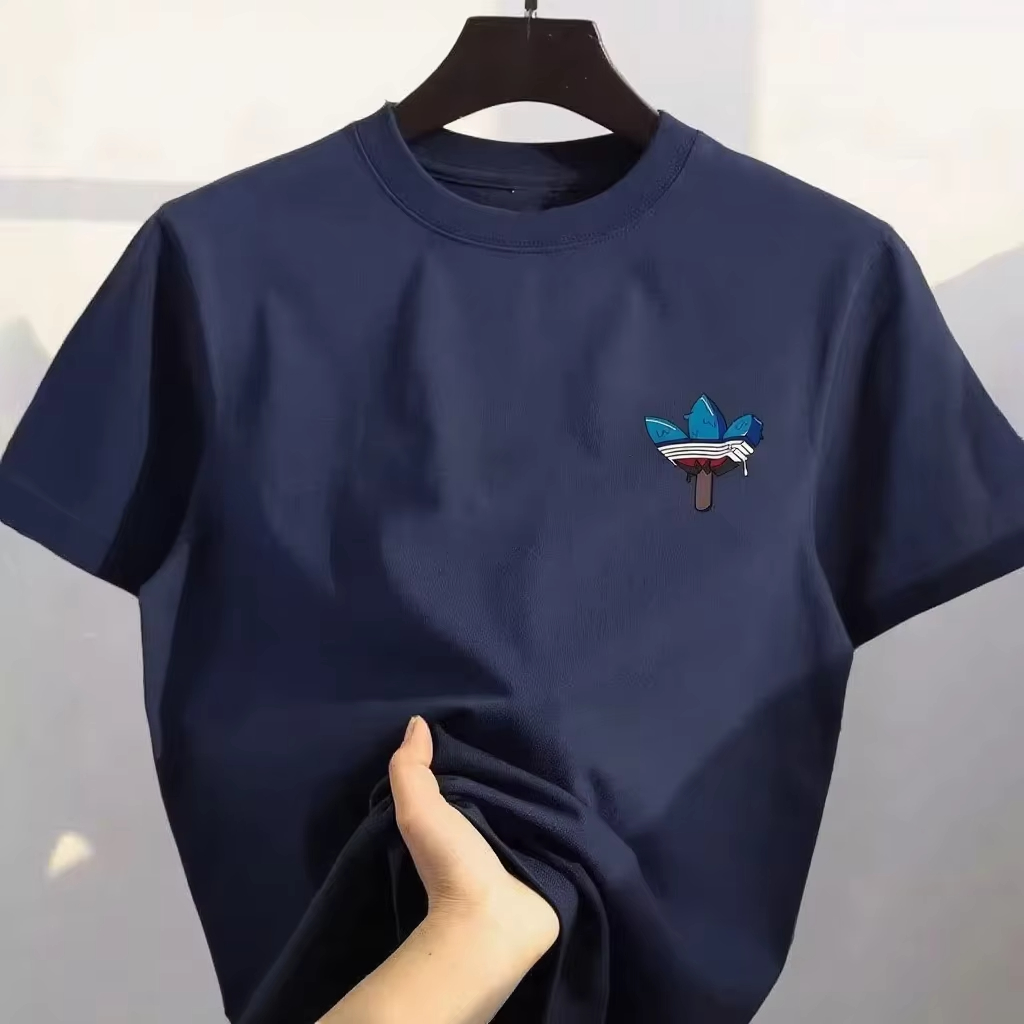 เสื้อยืดคอกลมพิมพ์ลายการ์ตูนผ้ - Street Fashion Co บทวิจารณ์และราคา