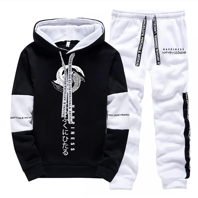 ชุดวอร์มแฟชั่นผู้ชายลายพิมพ์ เ - Street Fashion In China บทวิจารณ์และราคา