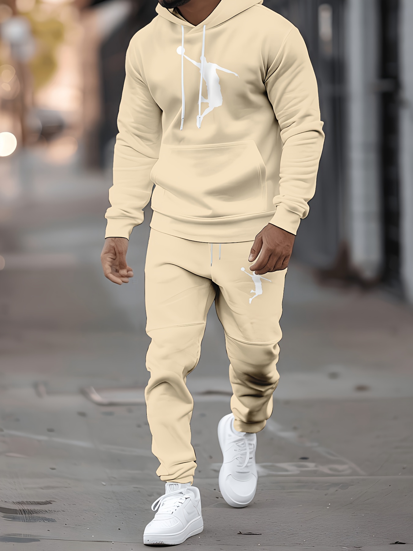 ชุดฮู้ดดี้และกางเกงจ็อกเกอร์แฟ - Street Fashion In China บทวิจารณ์และราคา