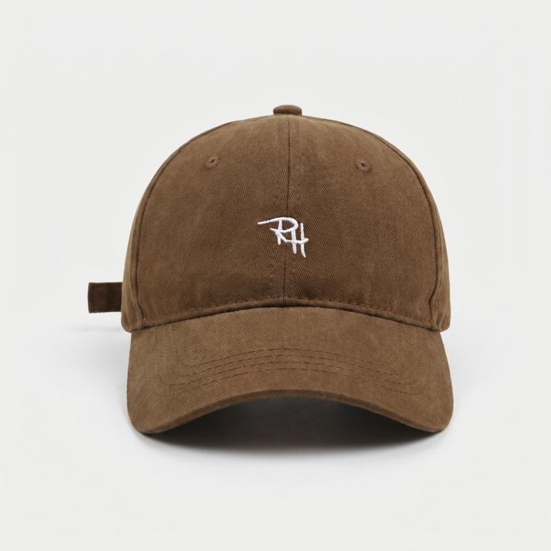 หมวกเบสบอลปักตัวอักษร RH ปรับข - Street Fashion Hats บทวิจารณ์และราคา