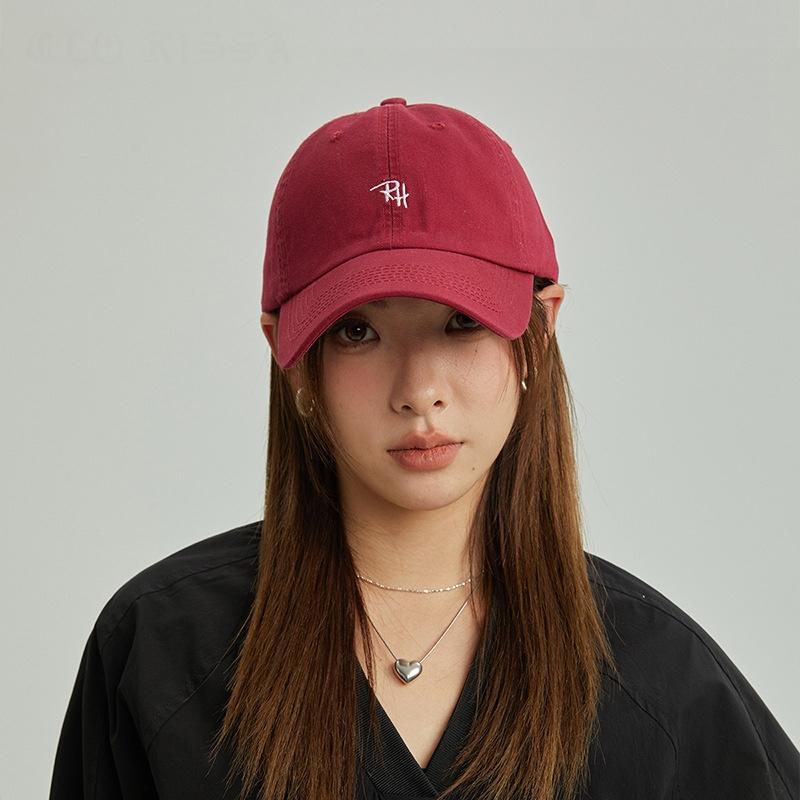 หมวกเบสบอลปักตัวอักษร RH ปรับข - Street Fashion Hats บทวิจารณ์และราคา