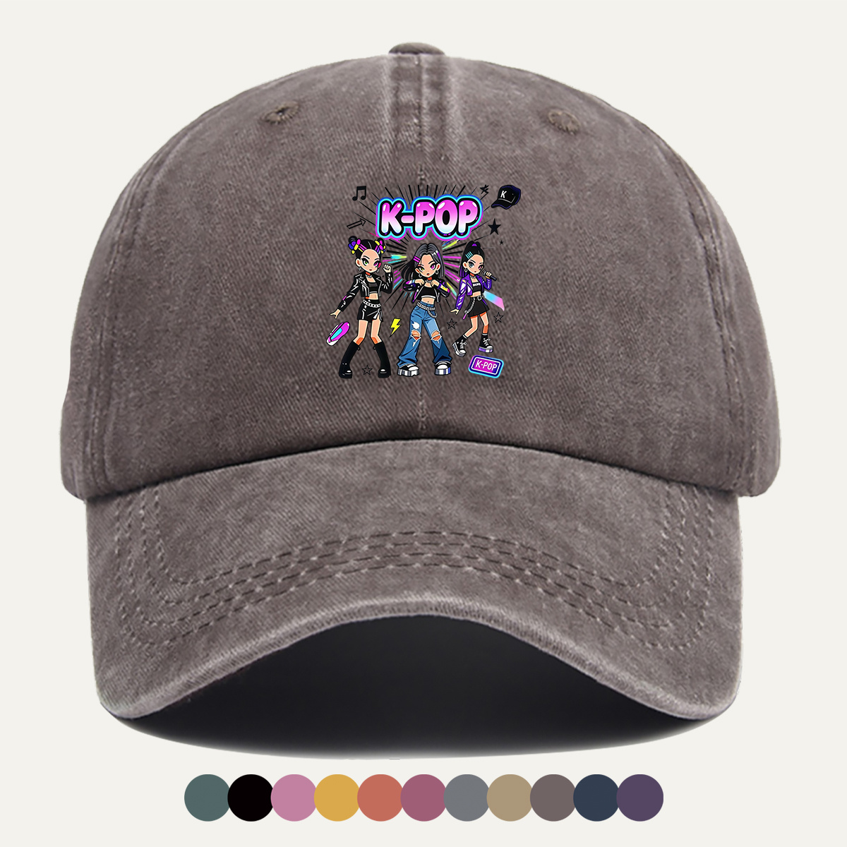 หมวกเบสบอลพิมพ์ลาย K-POP สุดฮิ - Street Fashion Co บทวิจารณ์และราคา