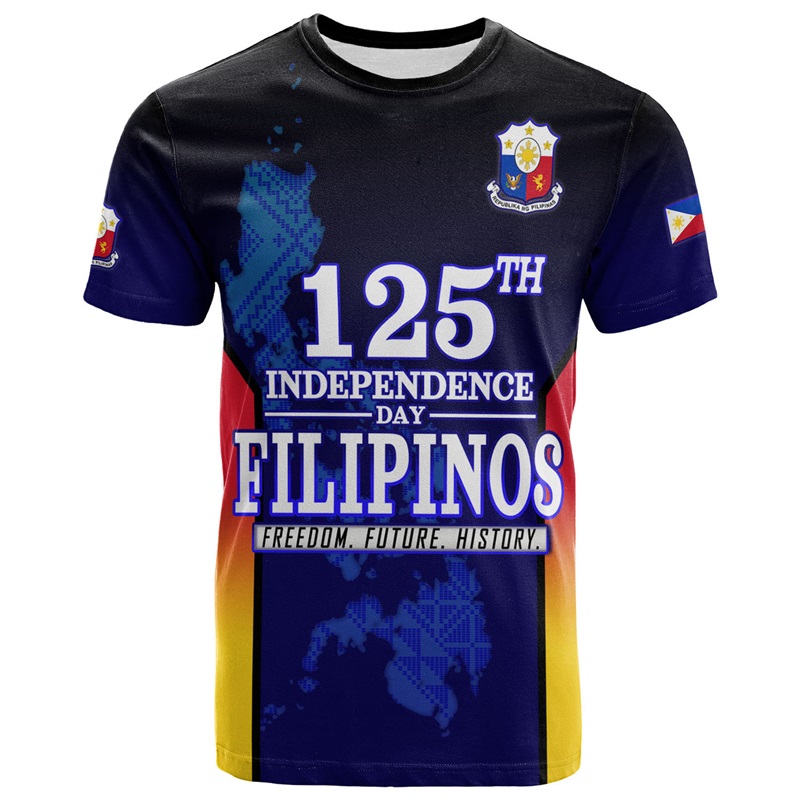 เสื้อยืดผู้ชายลายธงชาติฟิลิปปิ - Street Fashion Philippines บทวิจารณ์และราคา