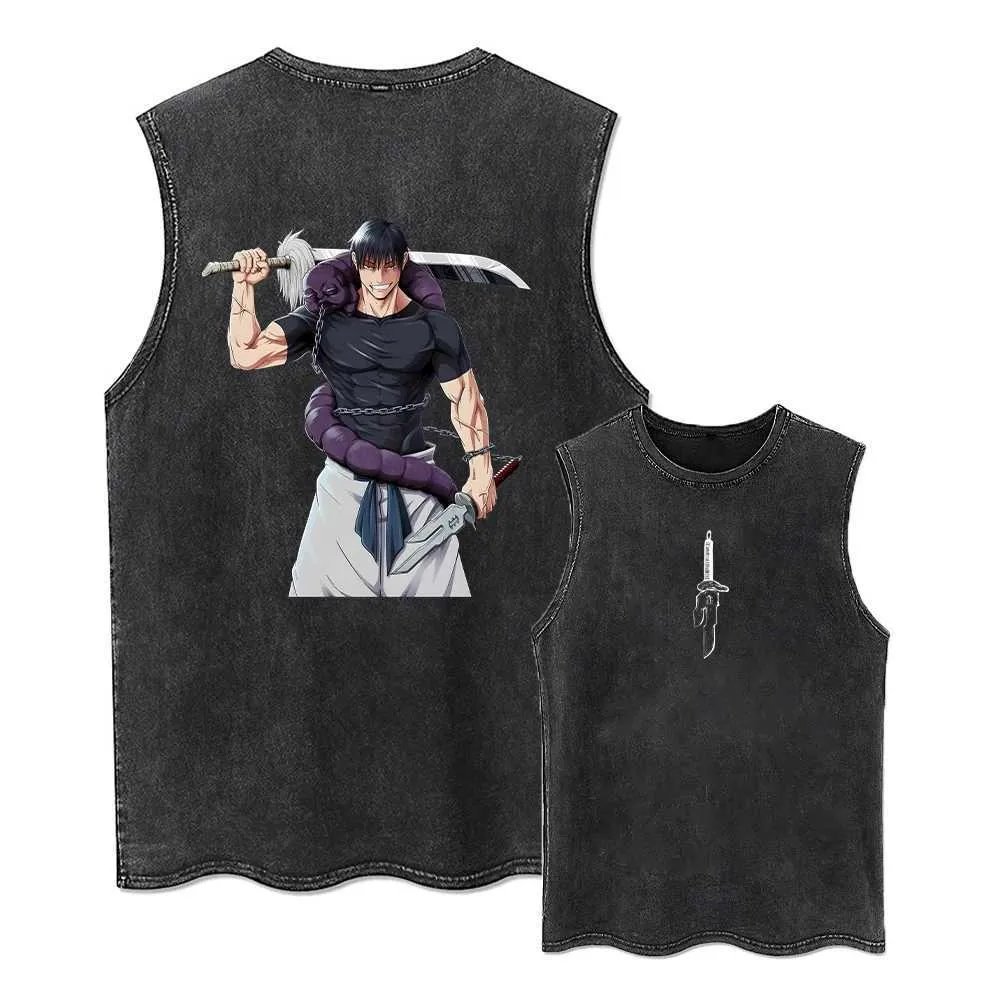 เสื้อกล้ามลายอนิเมะ Jujutsu Ka - Street Fashion Hats บทวิจารณ์และราคา