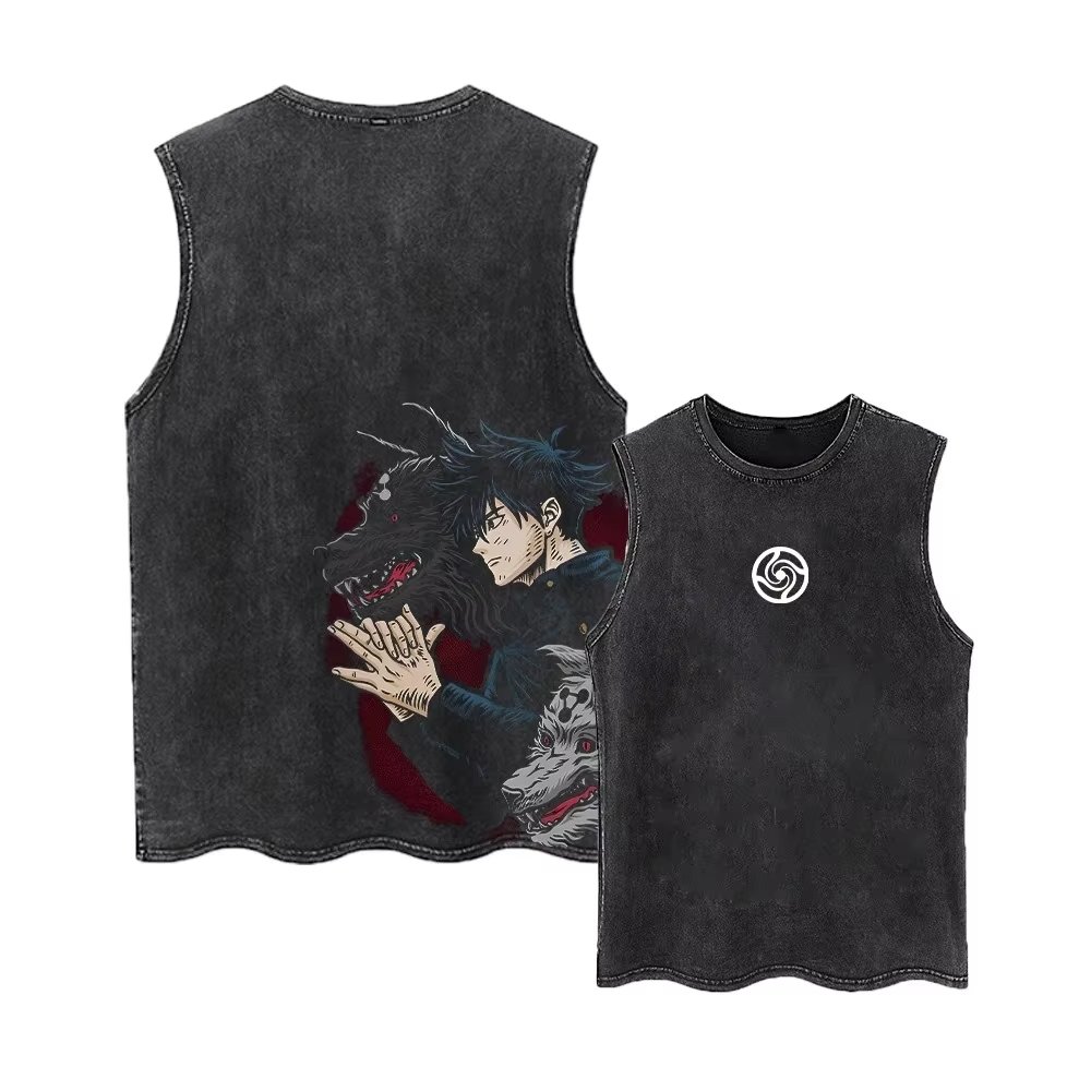 เสื้อกล้ามลายอนิเมะ Jujutsu Ka - Street Fashion Hats บทวิจารณ์และราคา